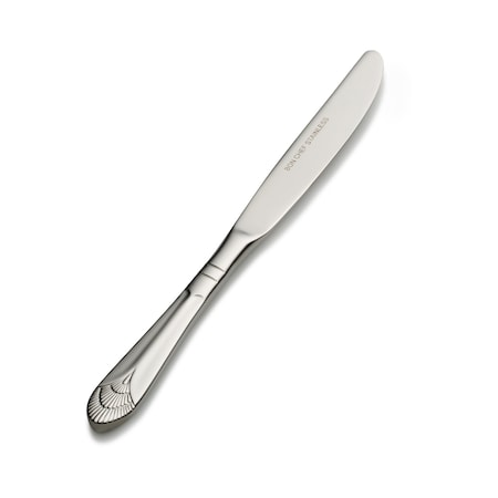 Bon Chef Nile, Butter Knife, Euro, Solid Handle, Mirror Finish, 13/0, 6.95" , set of 12 S1717